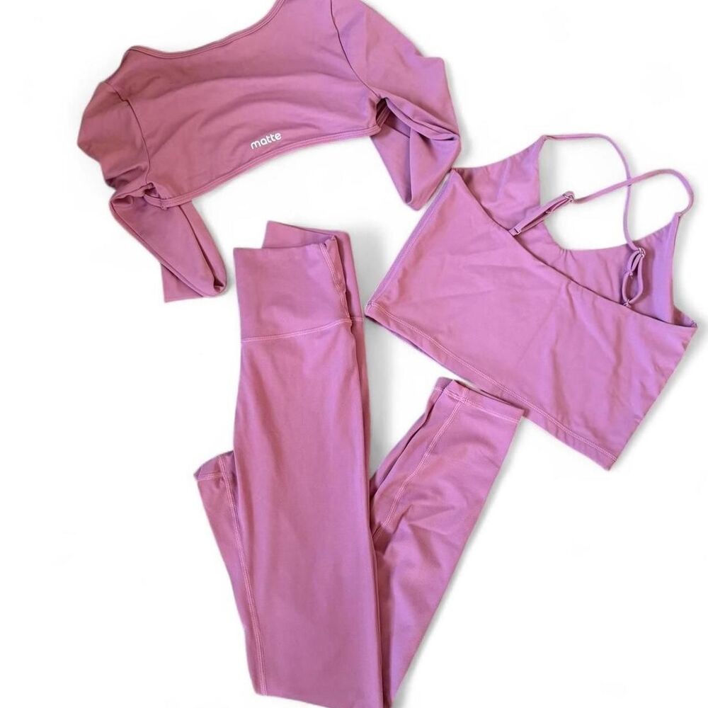 Matte-brand Women's Purple and Pink Top